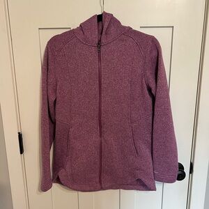 Eddie Bauer Women's Medium Ultra Soft Radiator Fleece 2.0 Full-Zip Jacket Purple